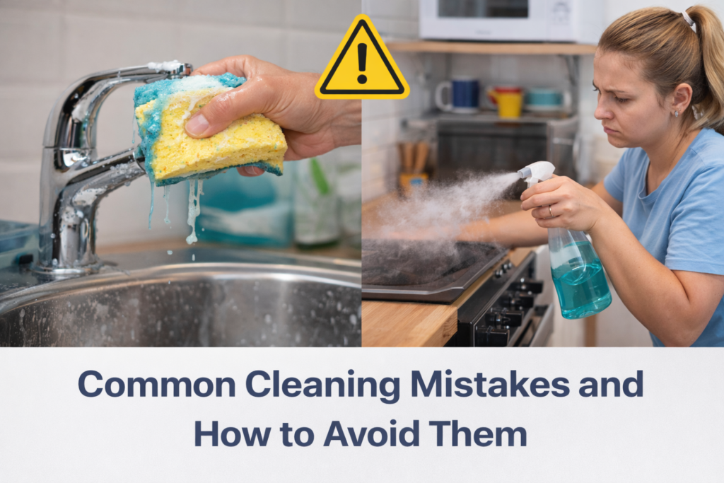 common cleaning mistakes and how to avoid them