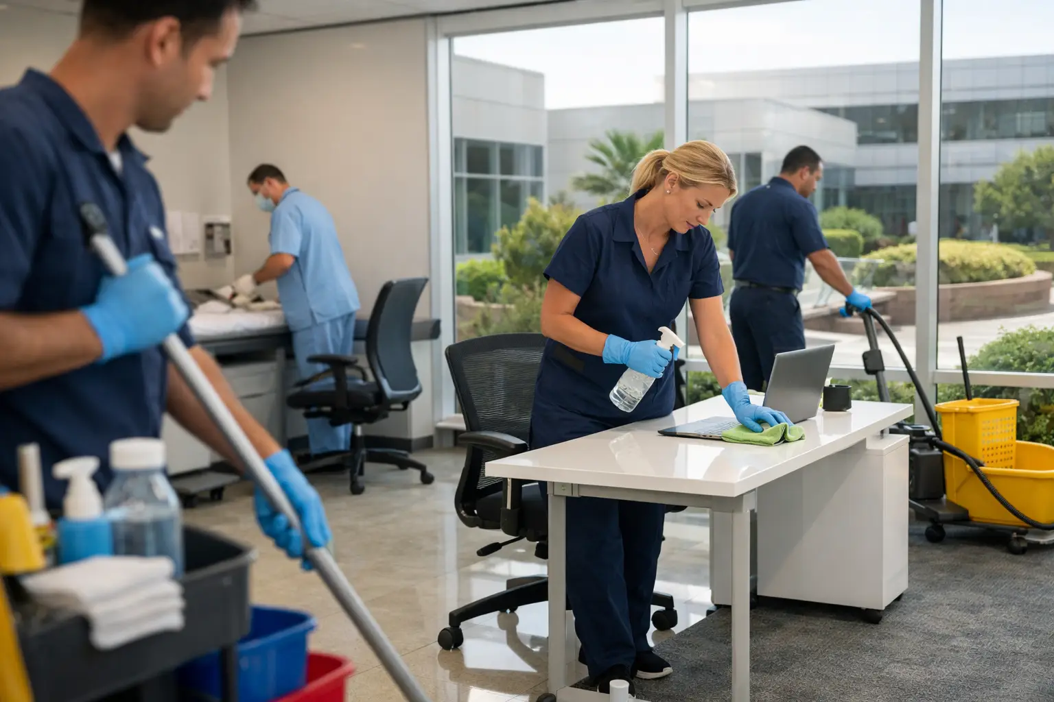 Commercial Cleaning That Keeps Work Moving