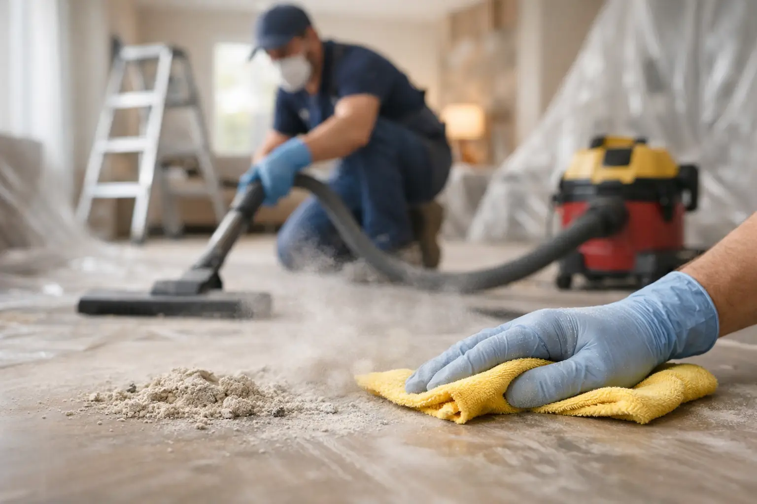 How to Remove Construction Dust Without Spreading It