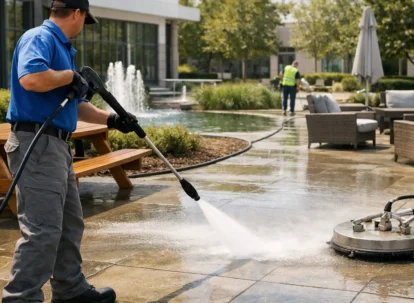 Pressure Washing Shared Spaces the Right Way