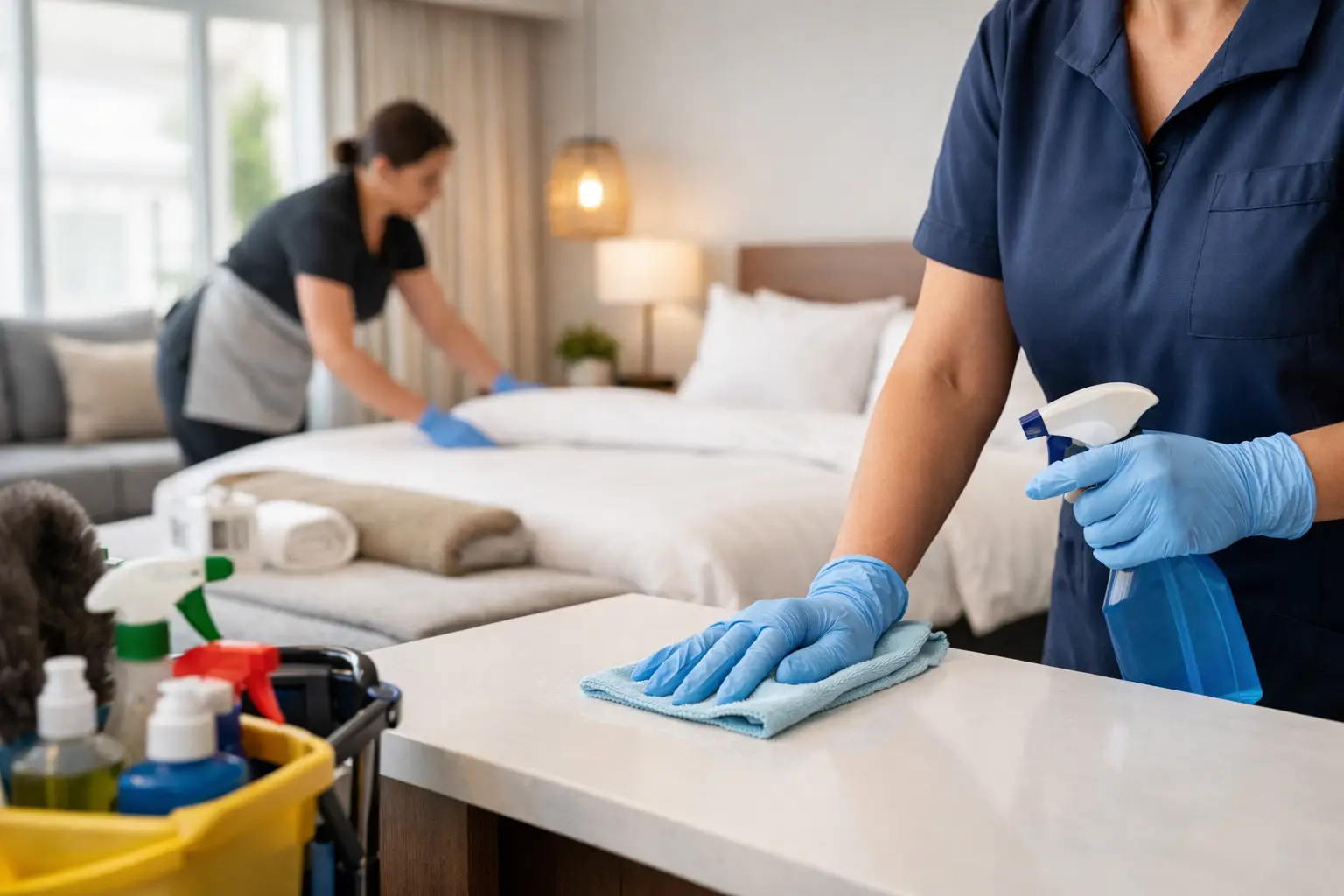 Short-Term Rental Turnover Cleaning Guests Notice