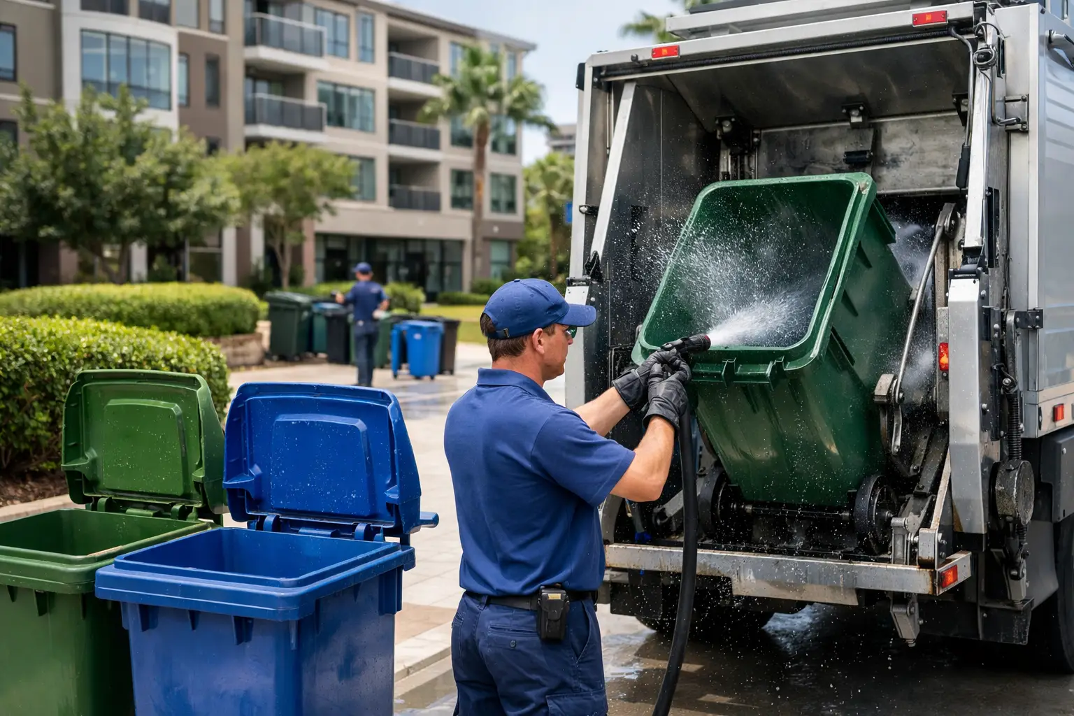 Trash Bin Cleaning Service for Cleaner Properties