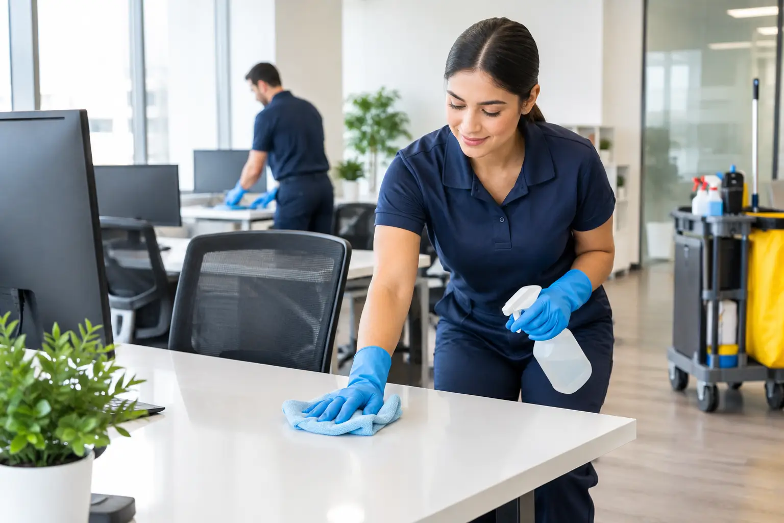 What Does Janitorial Cleaning Include for Offices?