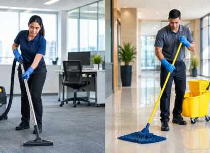 Commercial Cleaning Versus Janitorial Services
