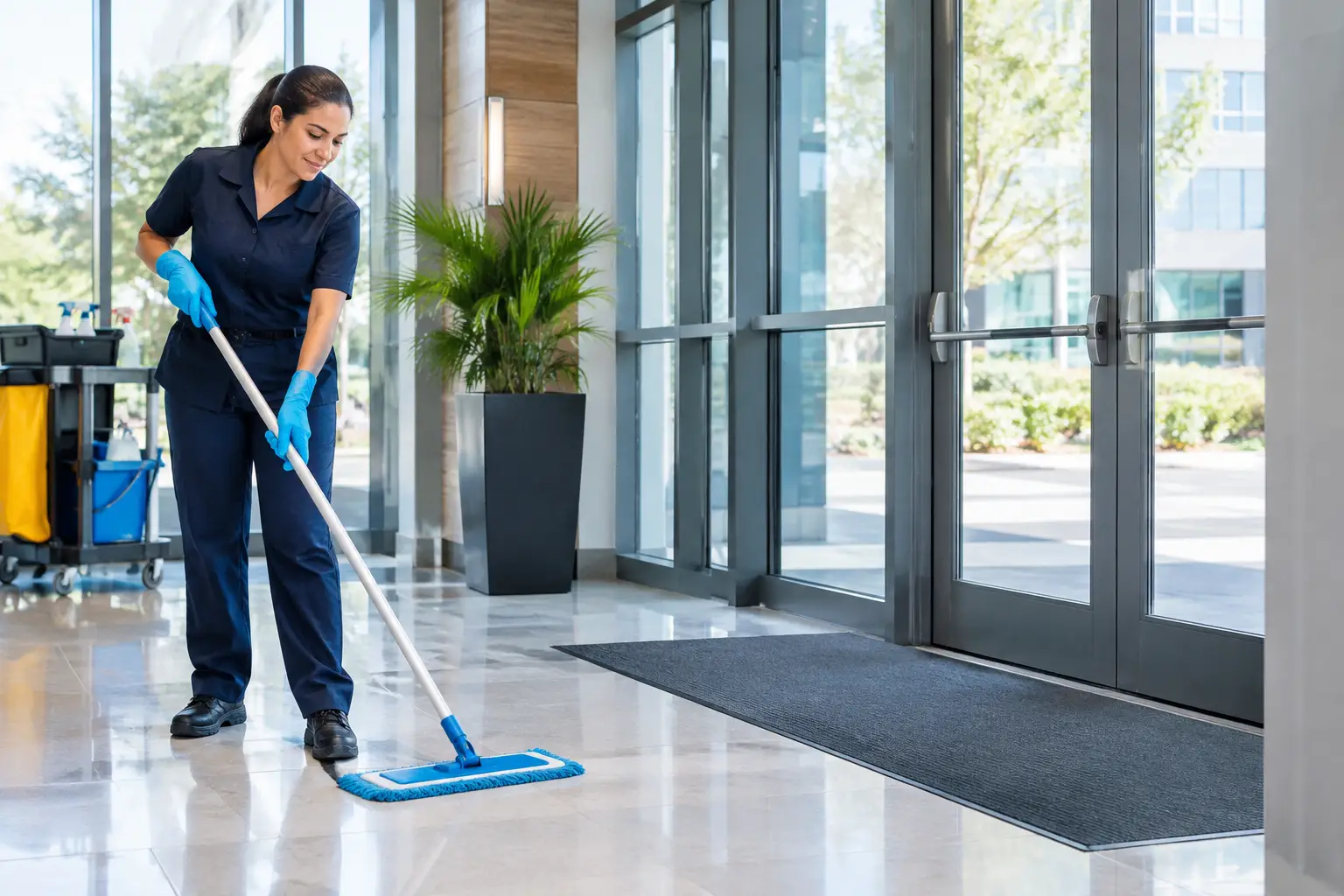 Commercial Entryway Cleaning That Holds Up
