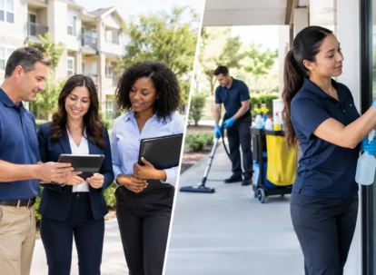 HOA Staff Versus Cleaning Contractors Compared