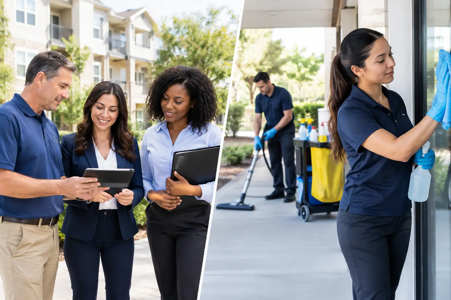 HOA Staff Versus Cleaning Contractors Compared