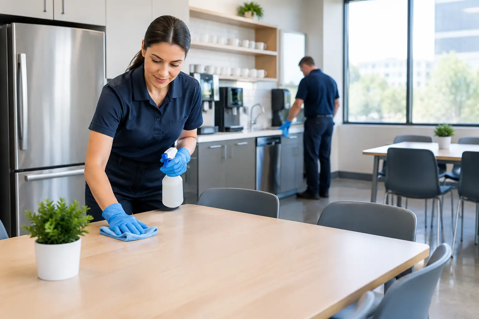 How to Clean Office Breakrooms Without Disruption